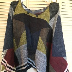 Winter poncho from Francesca’s